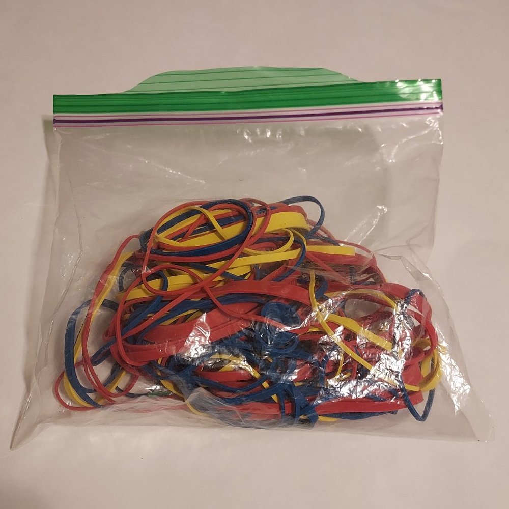 bag of rubber bands